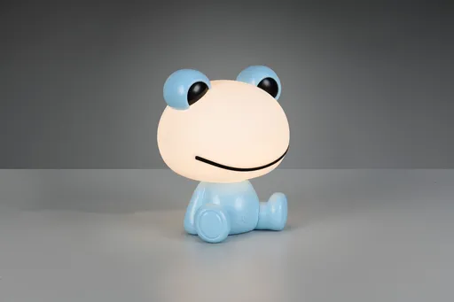 Lampa de masa Hopper, RL, 19.5x16.5x24.5 cm, 0.3W, 1x SMD, plastic, albastru