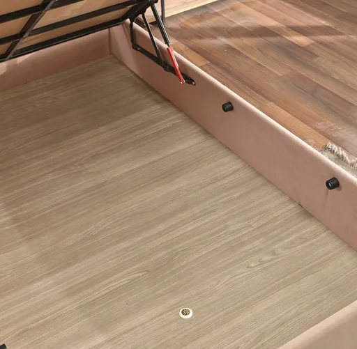 Baza de pat de o persoană și tăblie, Hanah Home, Polo, 100x38x200 cm, Maro deschis