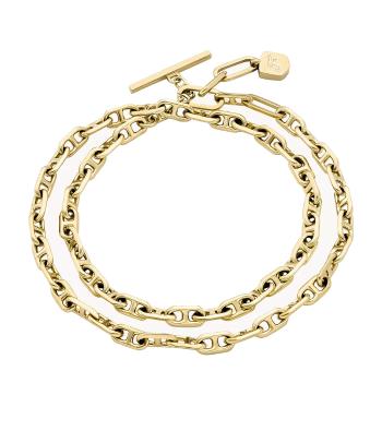 Fossil Brățară dublă placată cu aur Heritage JA7236710