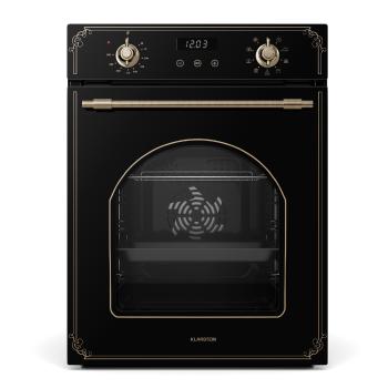 Klarstein Victoria cuptor încorporabil 45 cm 49 l neagră