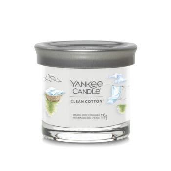 Yankee Candle Lumânare aromatica Signature tumbler mica Clean Cotton 122 g