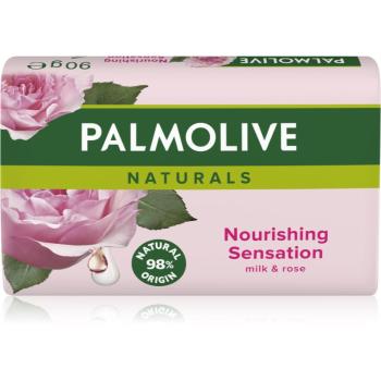 Palmolive Naturals Milk & Rose săpun solid cu aromă de trandafiri 90 g