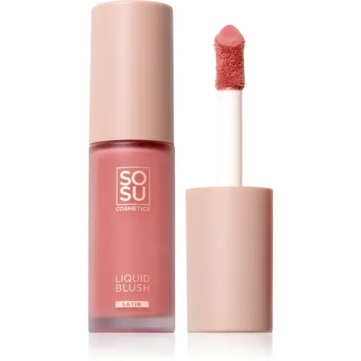 SOSU Cosmetics Liquid Blush fard de obraz lichid culoare Dusk 9 ml