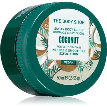 The Body Shop Coconut Body Scrub Vegan exfoliant pentru corp cu cocos 50 ml