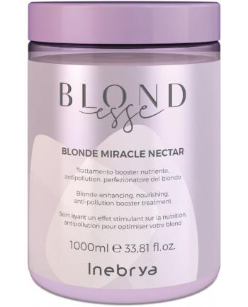 Inebrya Tratament de îngrijire pentru părul blond Blondesse Blonde Miracle Nectar (Anti-Pollution Booster Treatment) 1000 ml