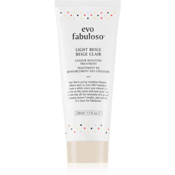 EVO Fabuloso Colour Boosting Treatment balsam pentru a evidentia culoarea parului culoare Light Beige 220 ml