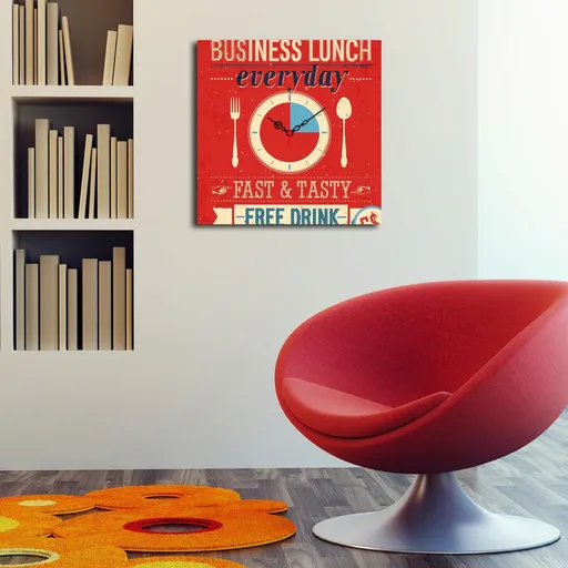 Ceas de perete, Msk-16, Dimensiune: 40 x 40 cm, Multicolor