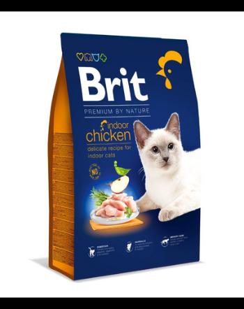 BRIT Cat Premium by Nature Indoor chicken Hrana uscata pentru pisici de interior, cu pui 8 kg