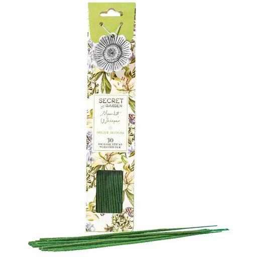 Arome Secret garden 30 bețișoare parfumate + suport metalic, Night Bloom, verde