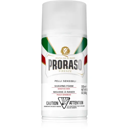 Proraso Sensitive Skin spumă pentru bărbierit pentru piele sensibilă 300 ml