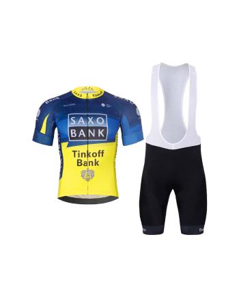 
                         Tricoul și pantaloni scurți de ciclism - SAXO BANK TINKOFF 
                