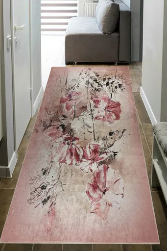 Covor, Mu150, 80x150 cm, Roz pudra