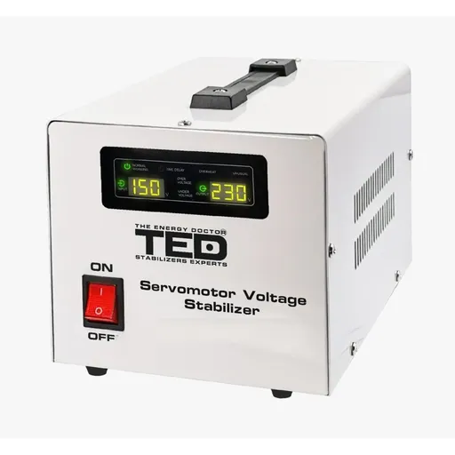 Stabilizator retea cu servomotor 230V, 500VA / 300W, TED004680