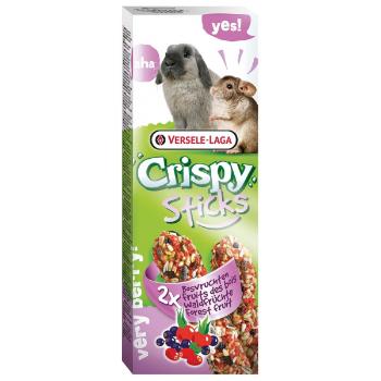 Tyčinky Versele-Laga Crispy s lesním ovocem pro králíky a činčily 110g