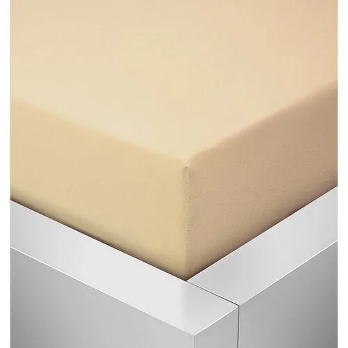 Cearșaf de pat Jersey Standard crem, crem deschis, 90 x 200 cm