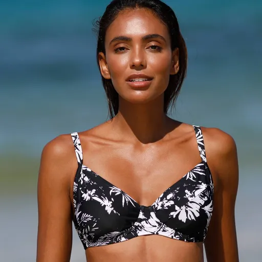 Sutien de bikini căptușit cu imprimeu Tabika, cu sârmă