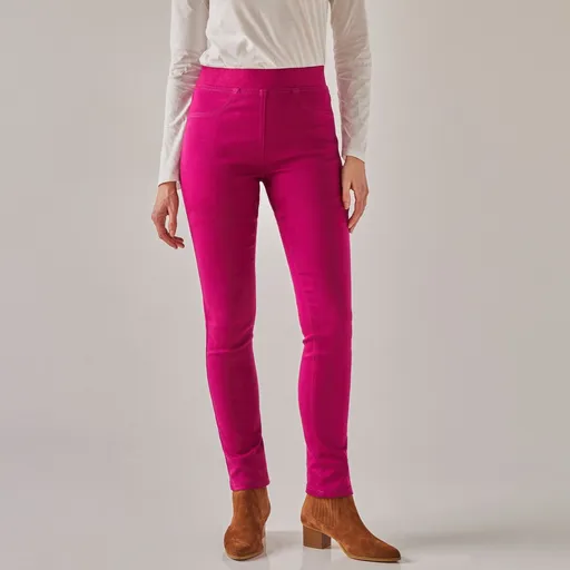 Jeggings din twill pentru corp scurt