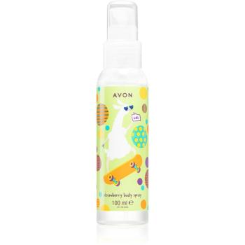 Avon Lama Dude spray de corp racoritor cu aroma de capsuni pentru copii 100 ml