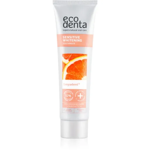 Ecodenta Sensitive Whitening pasta de dinti pentru albire pentru dinti sensibili 100 ml