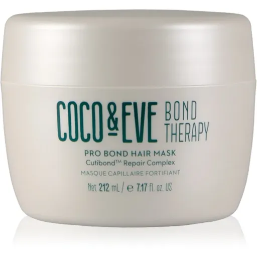 Coco & Eve Bond Therapy Pro Bond Mask mască cu efecte de reînnoire și de întinerire pentru par degradat sau tratat chimic 212 ml