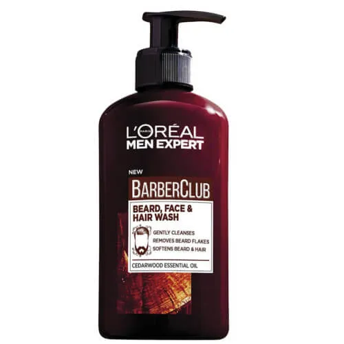 L'Oréal Paris Gel pentru barbă, față și păr Barber Club Gel 3v1 (Beard, Face & Hair Wash) 200 ml