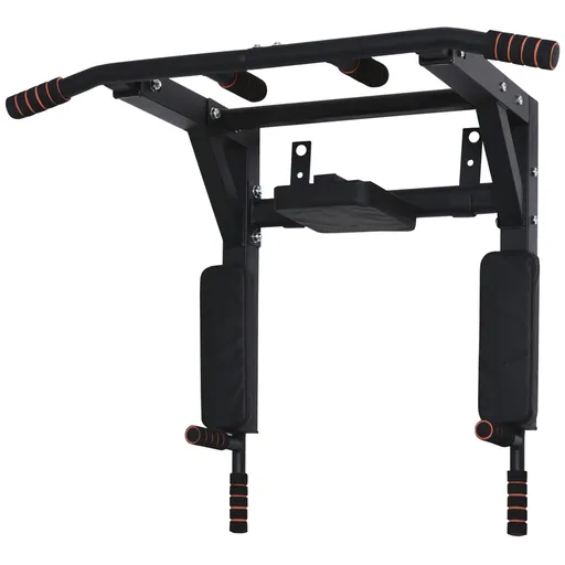 HOMCOM bara de tractiuni din otel, 93x72x48 cm, negru | AOSOM RO