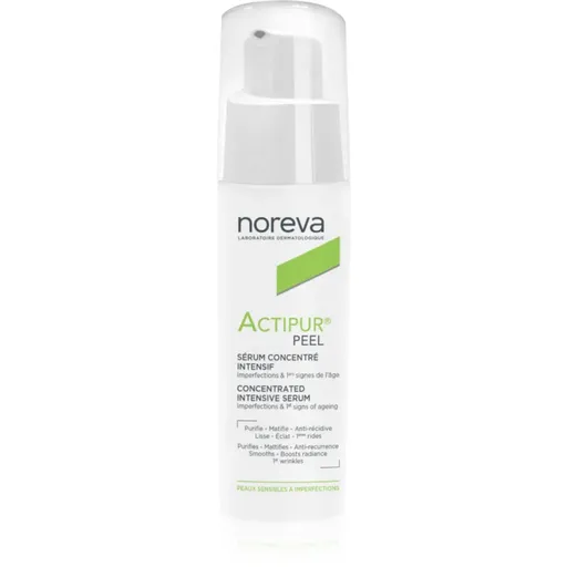 Noreva Actipur Peel Concentrated Intensive Serum serum cu efect exfoliant pentru piele sensibila predispusa la acnee 30 ml