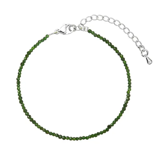 Evolution Group - Pavona Brățară din mărgele cu pietre verzi 43055.3 green