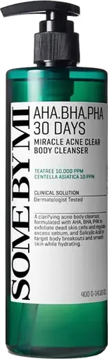 Some By Mi Gel de curățare corporală AHA BHA PHA 30 Days (Miracle Acne Clear Body Cleanser) 400 g