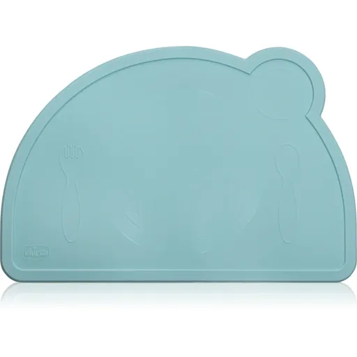 Chicco Placemat suport pentru farfurie din silicon Blue-green 18m+ 1 buc