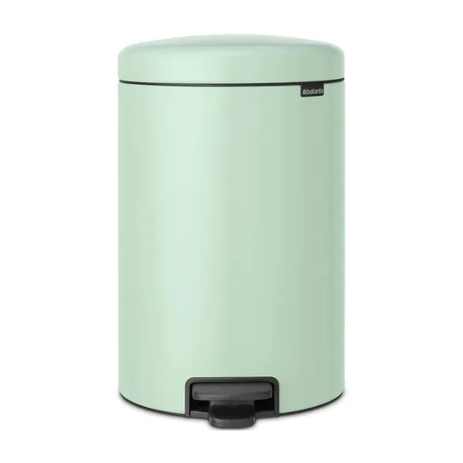 Cos de gunoi cu pedala Brabantia NewIcon 1008847, 20 L, Inchidere lina, Baza antiderapanta, Verde deschis