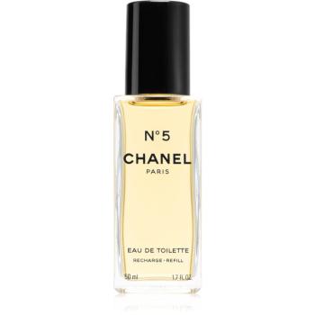 Chanel N°5 Eau de Toilette reincarcabil pentru femei 50 ml