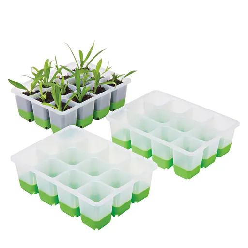 Set de 3 tăvi pentru seminte