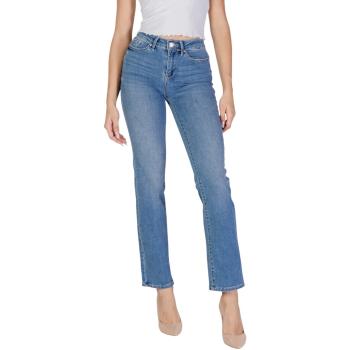 Vero Moda  VMFLASH MR STRAIGHT JEANS LI347 GA NOOS 10306823  Rovné džínsy Modrá