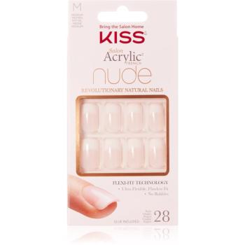 KISS Nude Nails Cashmere umelé nechty medium 28 ks