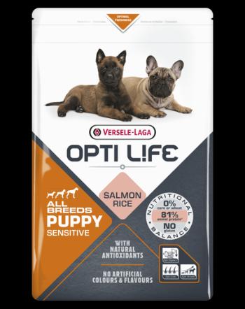 VERSELE-LAGA Opti Life Puppy Sensitive hrana uscata pentru caini juniori sensibili, cu somon 12.5kg