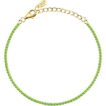 La Petite Story Brățară tenis placată cu aur cu zirconi Silver LPS05AWV63