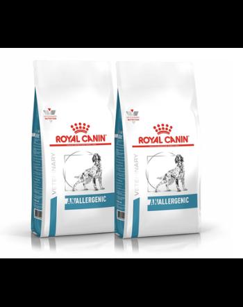 ROYAL CANIN Dog Anallergenic 16 kg (2x8 kg) hrana dietetica pentru caini adulti cu alergii alimentare cu simptome dermatologice si/sau gastrointestinale
