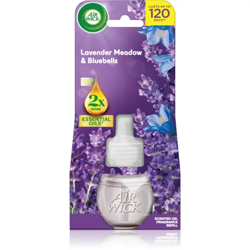 Air Wick Essential Oils Lavender Meadow & Bluebells rezervă pentru difuzorul electric 19 ml