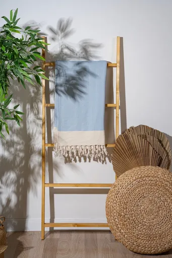 Prosop de plaja, L'essentiel Maison, Baliksirti, Albastru deschis