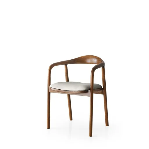 Scaun de sufragerie PA Light Grey, gri deschis