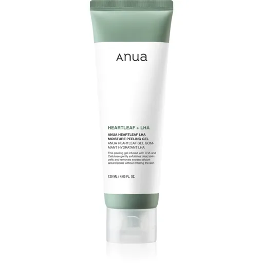 Anua Heartleaf LHA Moisture Peeling Gel peeling gel fin pentru piele sensibila predispusa la acnee 120 ml