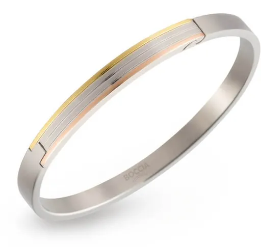 Boccia Titanium Brățară solidă din titan 03005-02