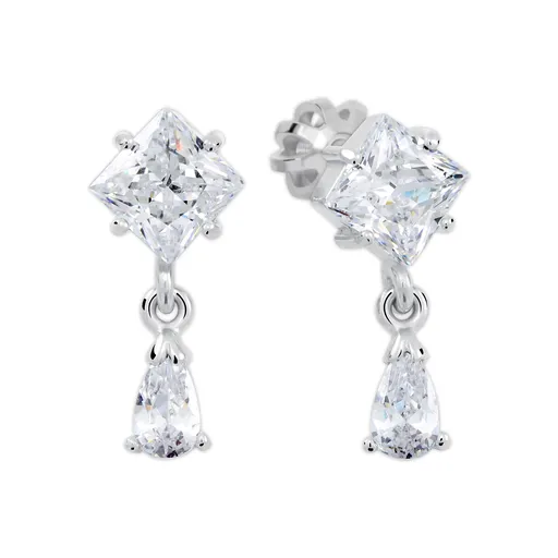 Soliter Cercei din argint strălucitor cu zirconi 436 001 00523 04