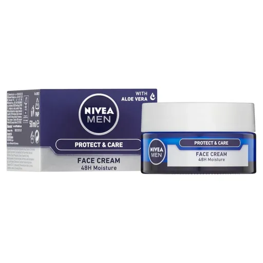 Nivea Cremă intensiv hidratantă pentru pielea uscată pentru bărbați (Face Care) 50 ml
