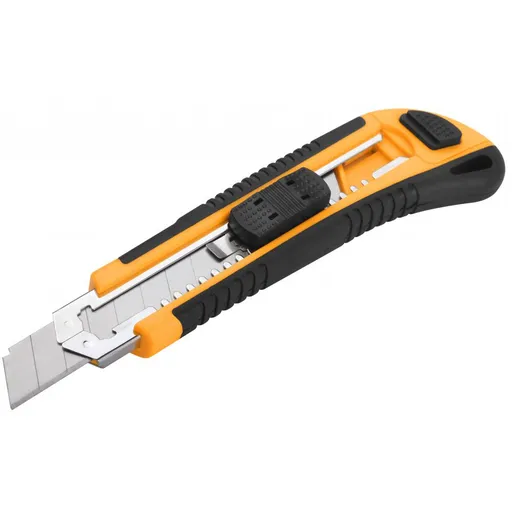 Cutter cu lama cu clic 18x100 mm cu 3 lame