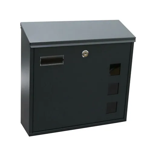 Cutie poștală 350 x 330 x 110 mm, antracit, antracit