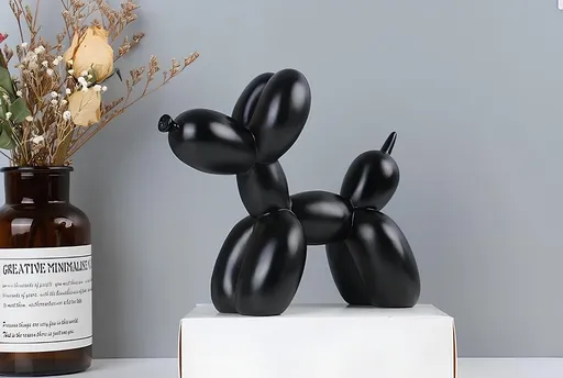 Decoratiune, CY0405, 17x8x22 cm, Poliester, Negru