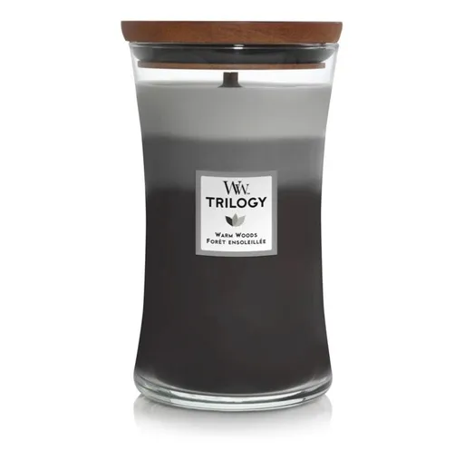 WoodWick Lumânare parfumată vază Trilogy Warm Woods 609,5 g