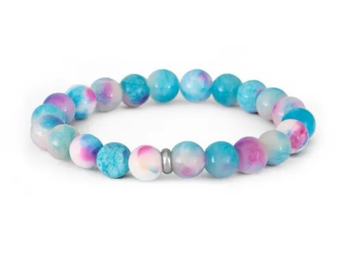 Agato Brățară din mărgele de jad MINK136/17